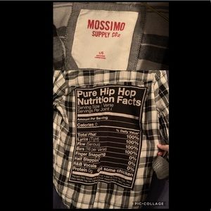 Custom hip hop button down flannel